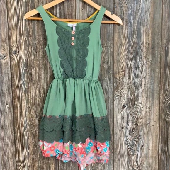 Matilda Jane Other - Matilda Jane sleeveless green dress size 10